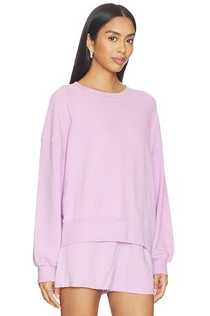 American Vintage Crewneck Sweater in Lavender