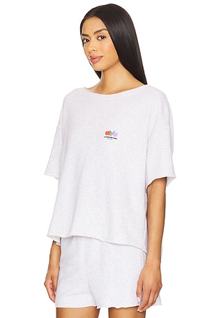 American Vintage Atubay Tee in Light Grey