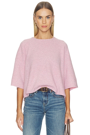 Damsville Cropped Tee in Tendresse Chine American Vintage