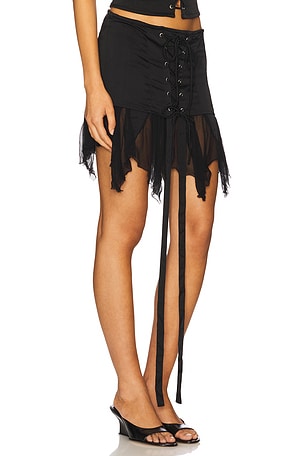 AMOR MIA Metamorphosis Mini Skirt in Black