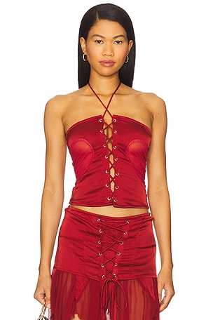 Gathered Heart Top AMOR MIA
