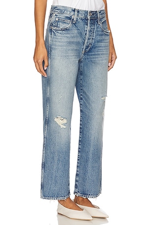 AMO Denim Hattie Wide Leg Jeans in Blue. Size 32. Also