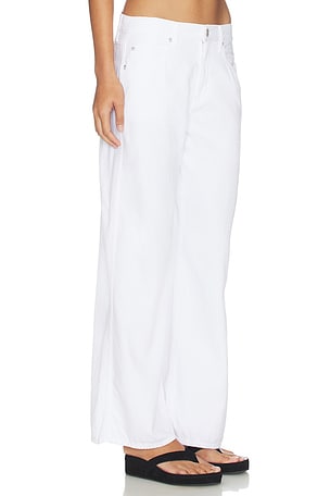 AMO Denim Regina Wide Leg Jeans in White