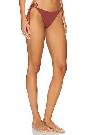 Anemos String Tie Bikini Bottom in Brick