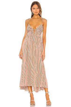 chinese dress ladies Terrazza Shoulder Maxi Dress / Ink