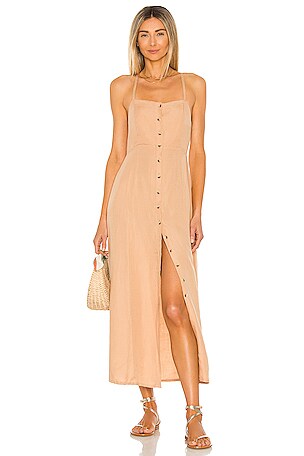 AMUSE SOCIETY Sahara Woven Maxi Dress in Smoke | REVOLVE