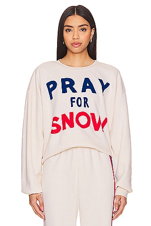 Pray For Snow Crewneck Sweatshirt Aviator Nation