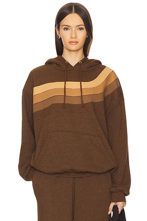 Wave Stripe 4 Relaxed Pullover Hoodie Aviator Nation