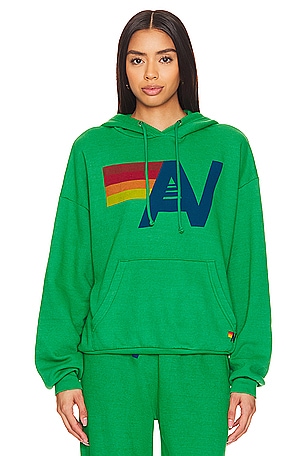 ISABEL MARANT logo-embroidered cotton hoodie - Green
