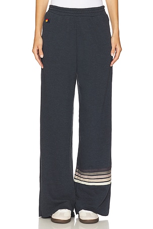 Rugby Stitch Wide Leg Pocket Sweatpant Aviator Nation