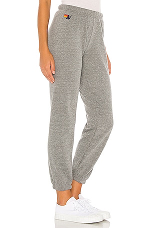 Aviator Nation 5 Stripe Sweatpants in Grey