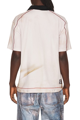 Andersson Bell Dust Printed Football Jersey T-Shirt in Grey