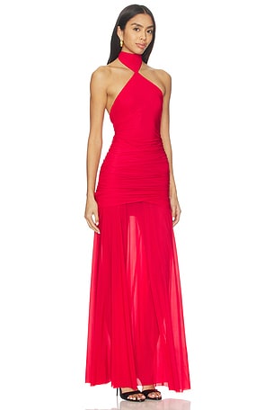 Aniye By Scandal Scarf Dress in Red