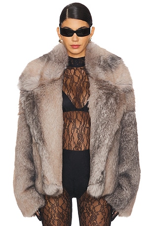 Lydia Faux Fur Jacket Aniye By