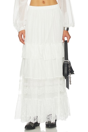 Carmen Long Skirt in Fairy Milk Aniye By