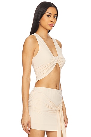 Aniye By Demi Top in Beige