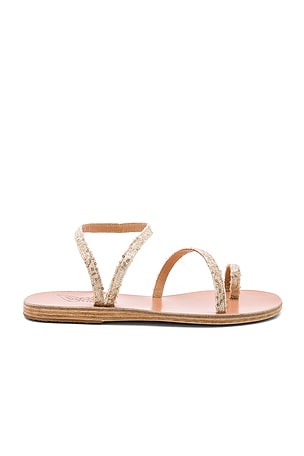 Ancient Greek Sandals Apli Eleftheria Sandal in Platinum Nude