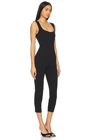 The Andamane Valerie Capri Jumpsuit in Black