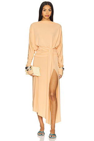 Wisteria Midi Dress The Andamane $585 NEW
