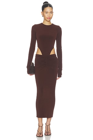 Heloise Cut Out Midi Dress The Andamane