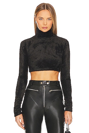 Orchid Turtleneck Crop Top The Andamane