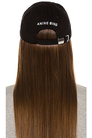 ANINE BING Sport Jeremy Baseball Cap in Black