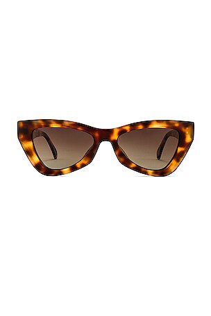 Anine Bing Verona Sunglasses in Tortoise Tortoise Roma Sunglasses | Anine Bing main image 4