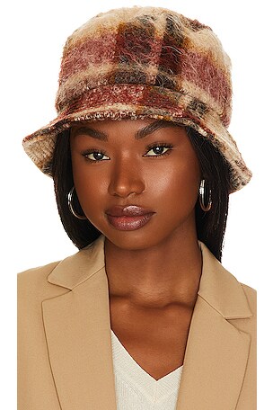 Anine Bing Oatmeal Plaid Bucket Hat Anine Bing Nico Bag - Oatmeal Multicolor | Garmentory main image 3