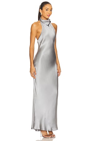 ANINE BING Eliana Dress in Light Grey