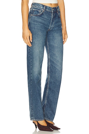 ANINE BING Gavin Long Wide Leg in Blue