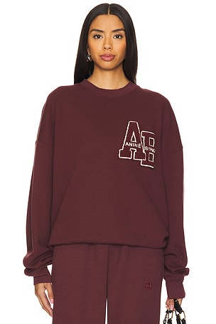 SWEAT OVERSIZED MILES LETTERMAN ANINE BING