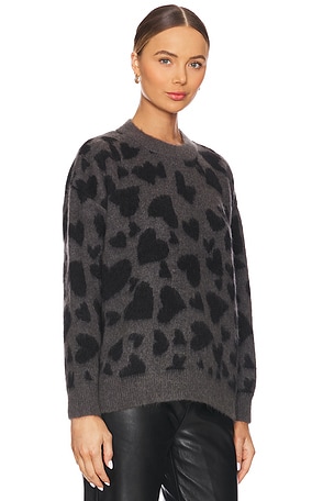 ANINE BING Sydney Crew Sweater in Charcoal