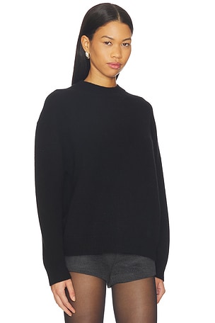 ANINE BING Lee Crew Sweater in Black