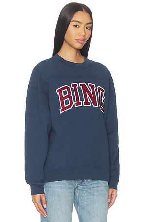 ANINE BING Trenton Sweatshirt Bing in Navy