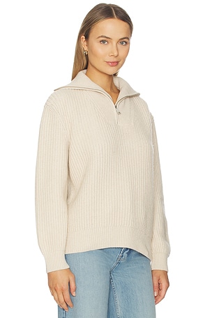 ANINE BING Sammy Sweater in Beige