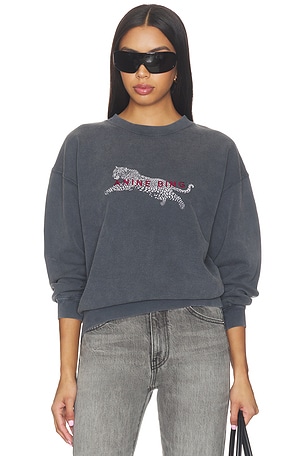 Spencer Sweatshirt Leopard ANINE BING