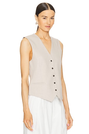 ANINE BING Lena Vest in Beige