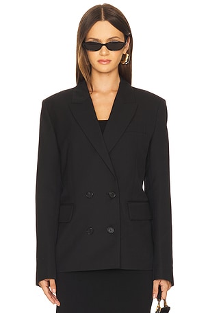 ANINE BING Evalyn Blazer in Black