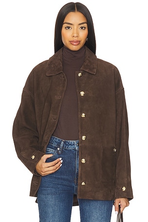 Luca Suede Jacket ANINE BING