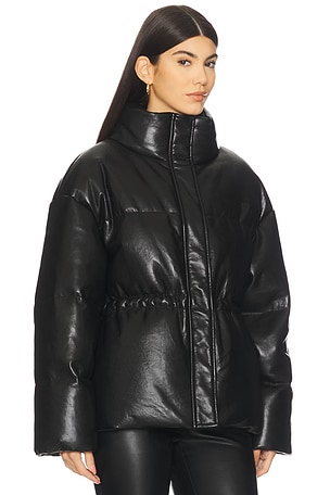 ANINE BING Oslo Puffer in Black