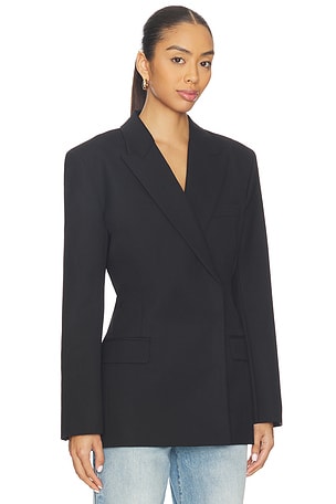 ANINE BING Aretha Blazer in Black