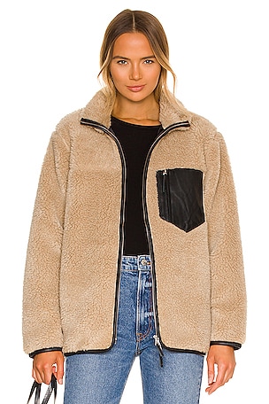 Ryder Faux Fur Jacket ANINE BING