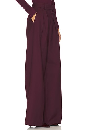 ANINE BING Lou Trouser in Burgundy