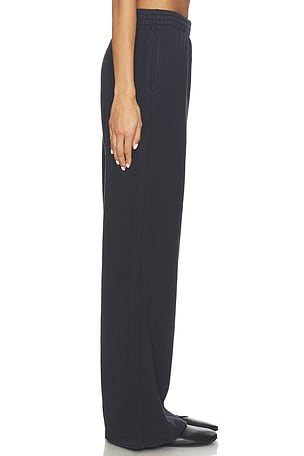 ANINE BING Kacey Sweatpant Monogram in Black. Size XS. Also