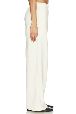 ANINE BING Kacey Monogram Sweatpant in Cream