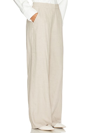 ANINE BING Kline Trouser in Beige