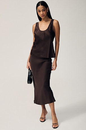 Bar Silk Skirt ANINE BING