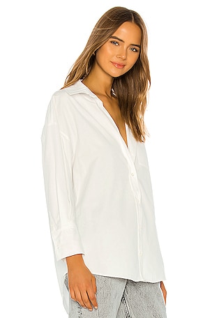 ANINE BING Mika Shirt in White