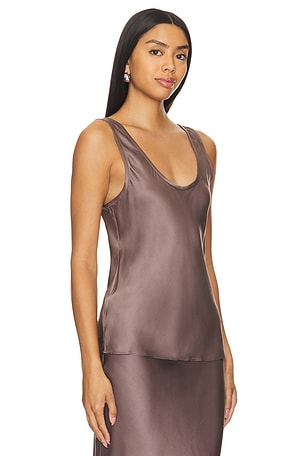 ANINE BING Lea Top in Brown