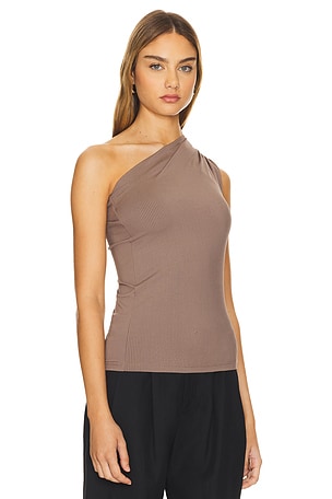 ANINE BING Camila Top in Brown